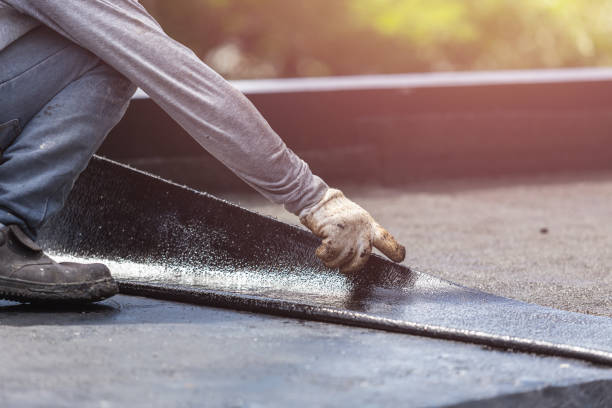 Professional Basement Waterproofing technician working in Linden, NJ